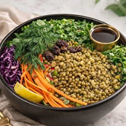 Maş Fasulyeli Salata Bowl